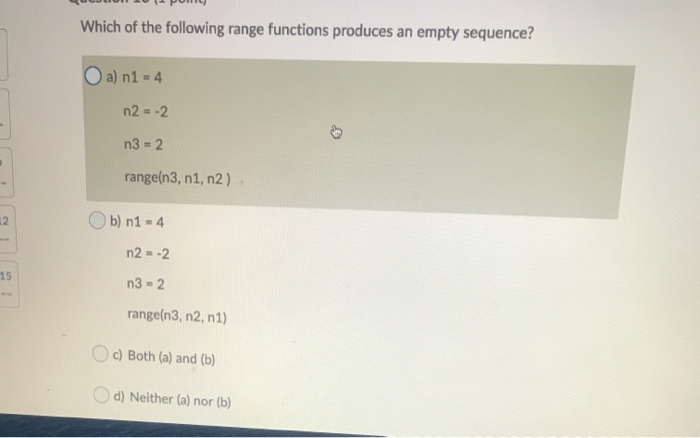 Solved 3 Question 6 (2 points) In the code given below, | Chegg.com