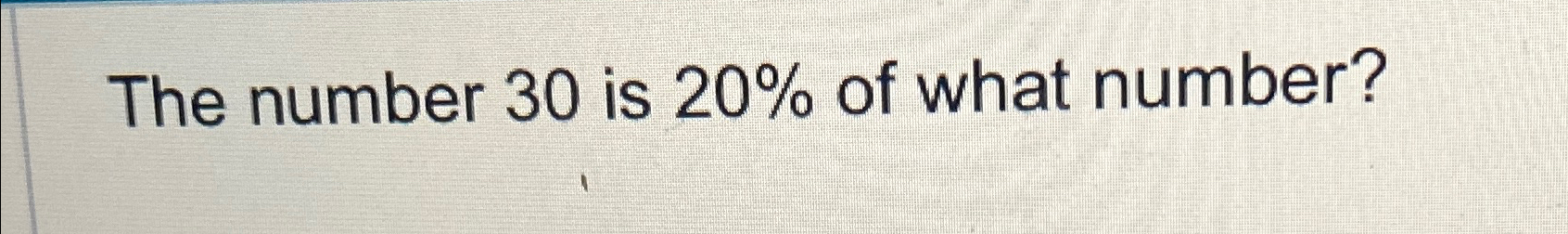 20400 is 30 of what number