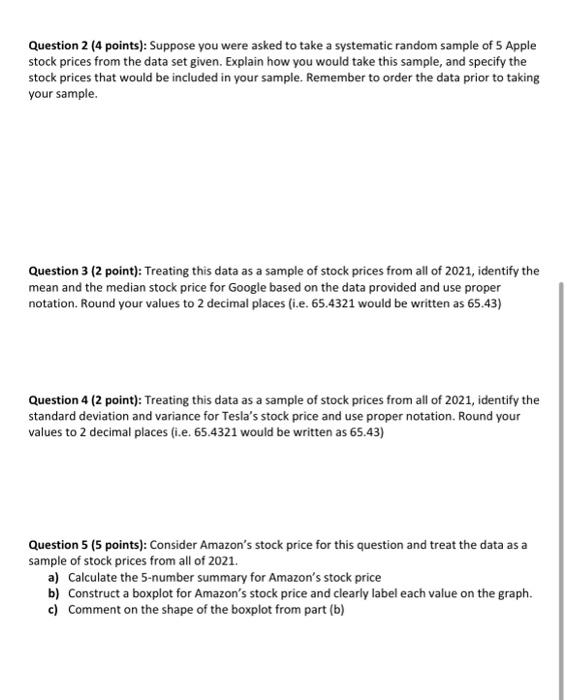 Solved Question 2 (4 points): Suppose you were asked to take | Chegg.com