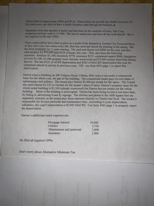 Which tax forms do I need for this scenario and how