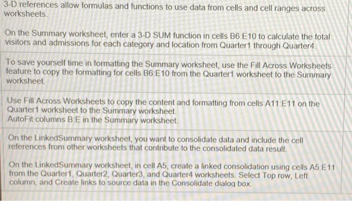 Summary of Results Using the Three-Dimensional Computed