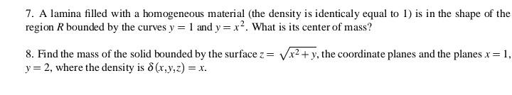 Solved 7. A lamina filled with a homogeneous material (the | Chegg.com