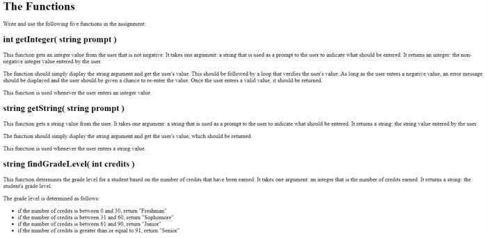 Solved Overview For this assignment, write a program that | Chegg.com