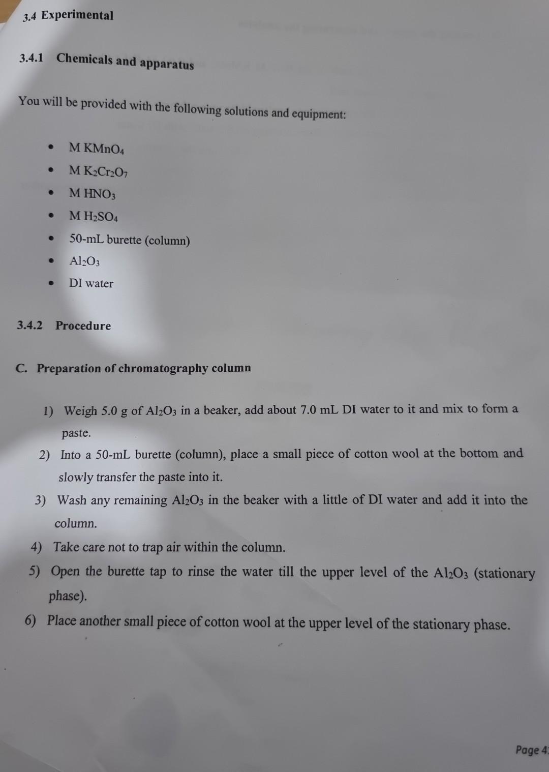 Solved Loading the sample and separating the analytes (a)