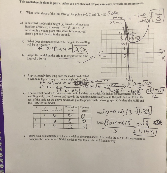 Solved This worksheet is done in pairs. After you are | Chegg.com