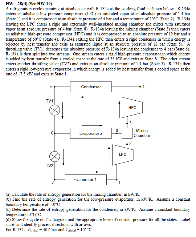 Solved the mass flow rate through evaporator 1 ﻿is 0.144 | Chegg.com