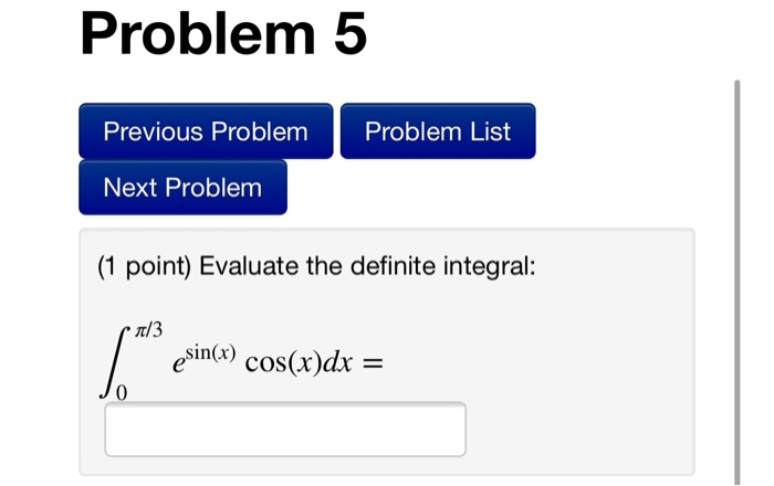 Solved Problem 3 Previous Problem Problem List Next Problem | Chegg.com