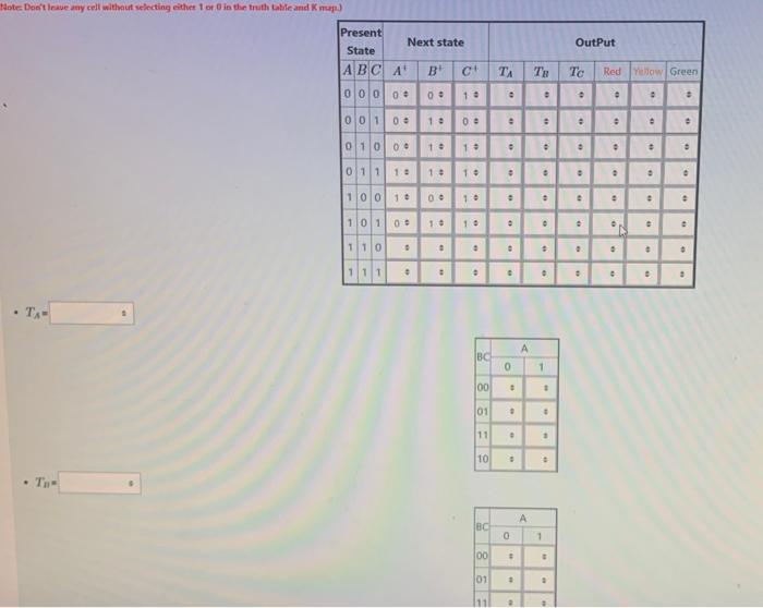 Solved Design a Traffic Light Controller (TLC) digital | Chegg.com