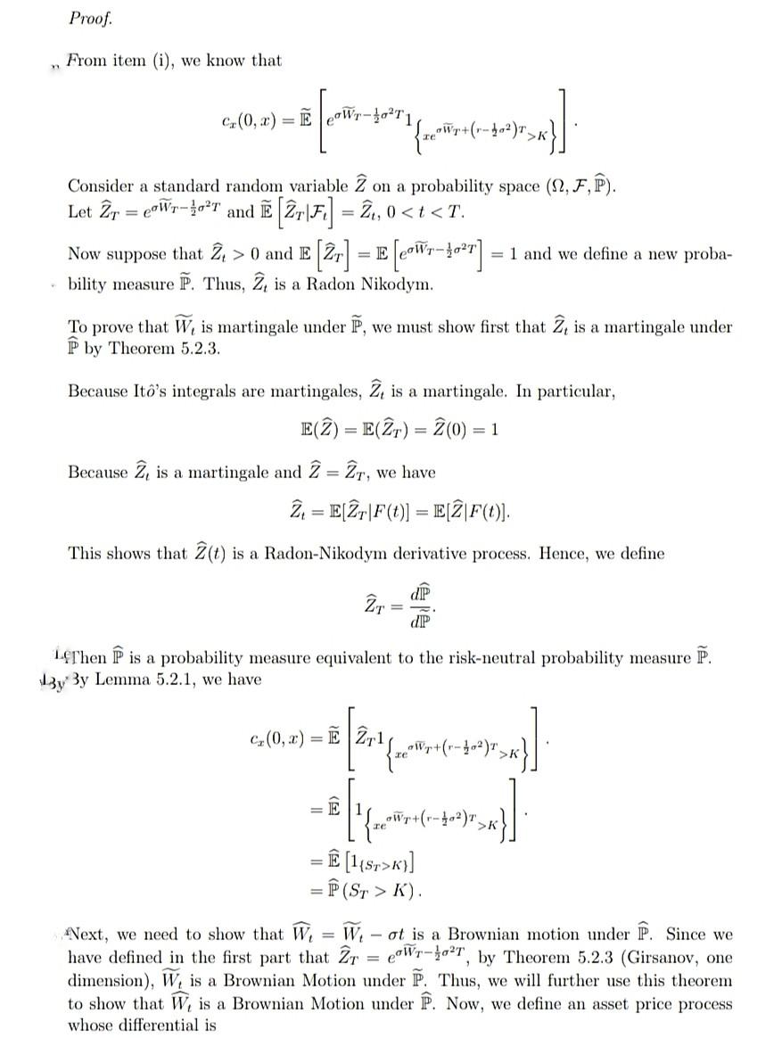 Solved Exercise 5.3. According to the Black-Scholes-Merton | Chegg.com