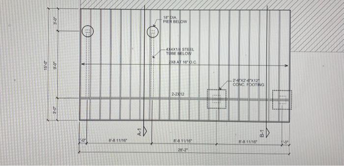 Solved draw a FBD all connection are pinned. LL=60 psf DL=9 | Chegg.com