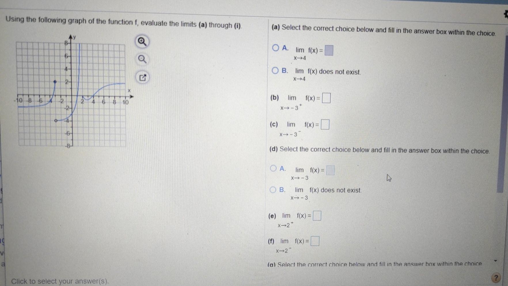 Solved Using the following graph of the function f, evaluate | Chegg.com