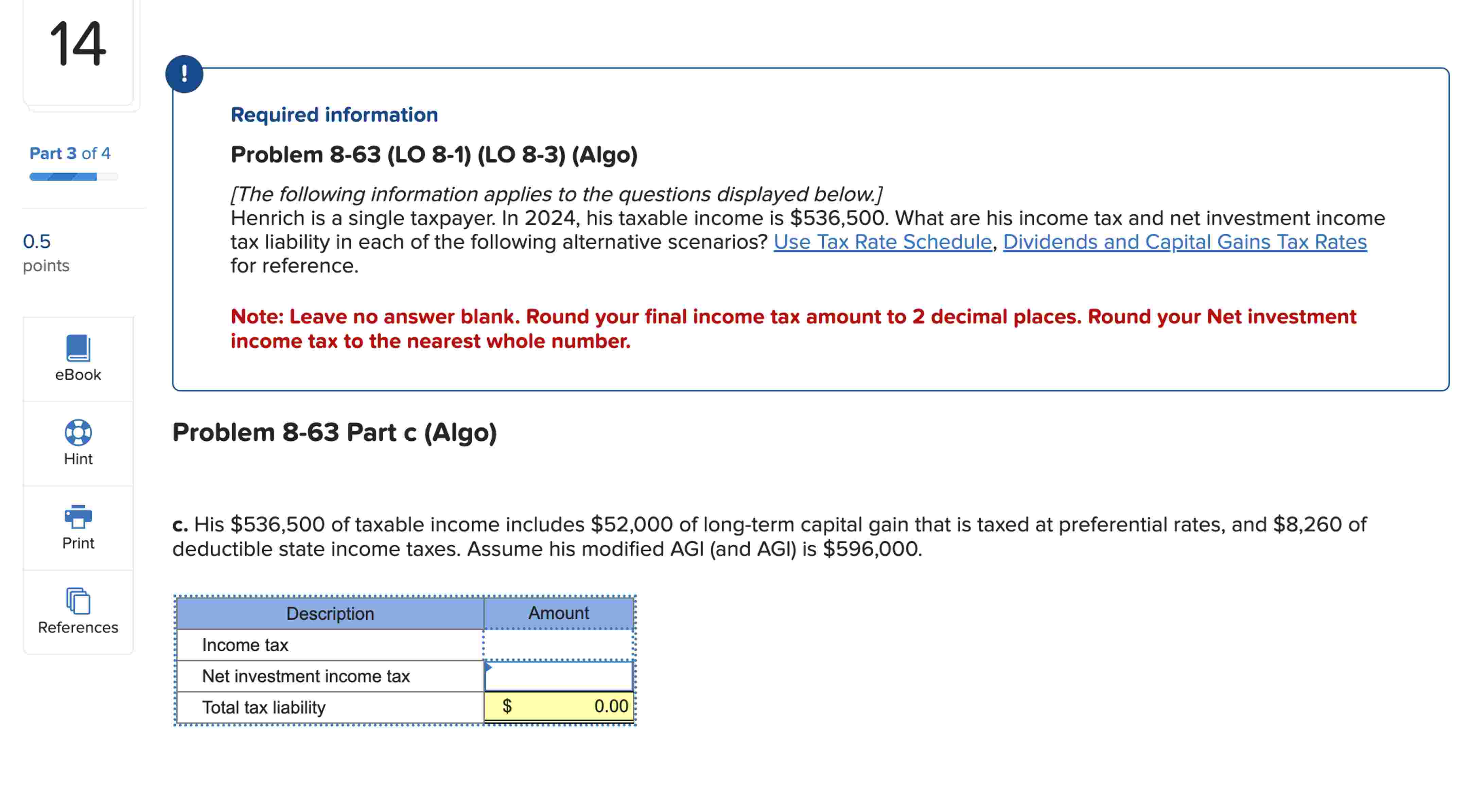 Solved Henrich is a single taxpayer. In 2024, ﻿his taxable