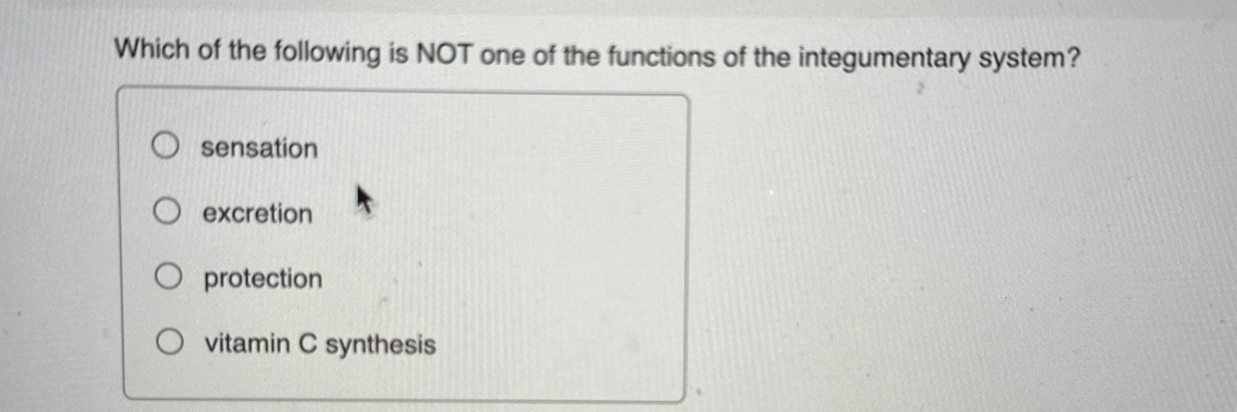 Solved Which of the following is NOT one of the functions of | Chegg.com