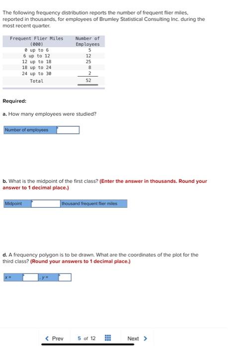 Solved The Following Frequency Distribution Reports The | Chegg.com