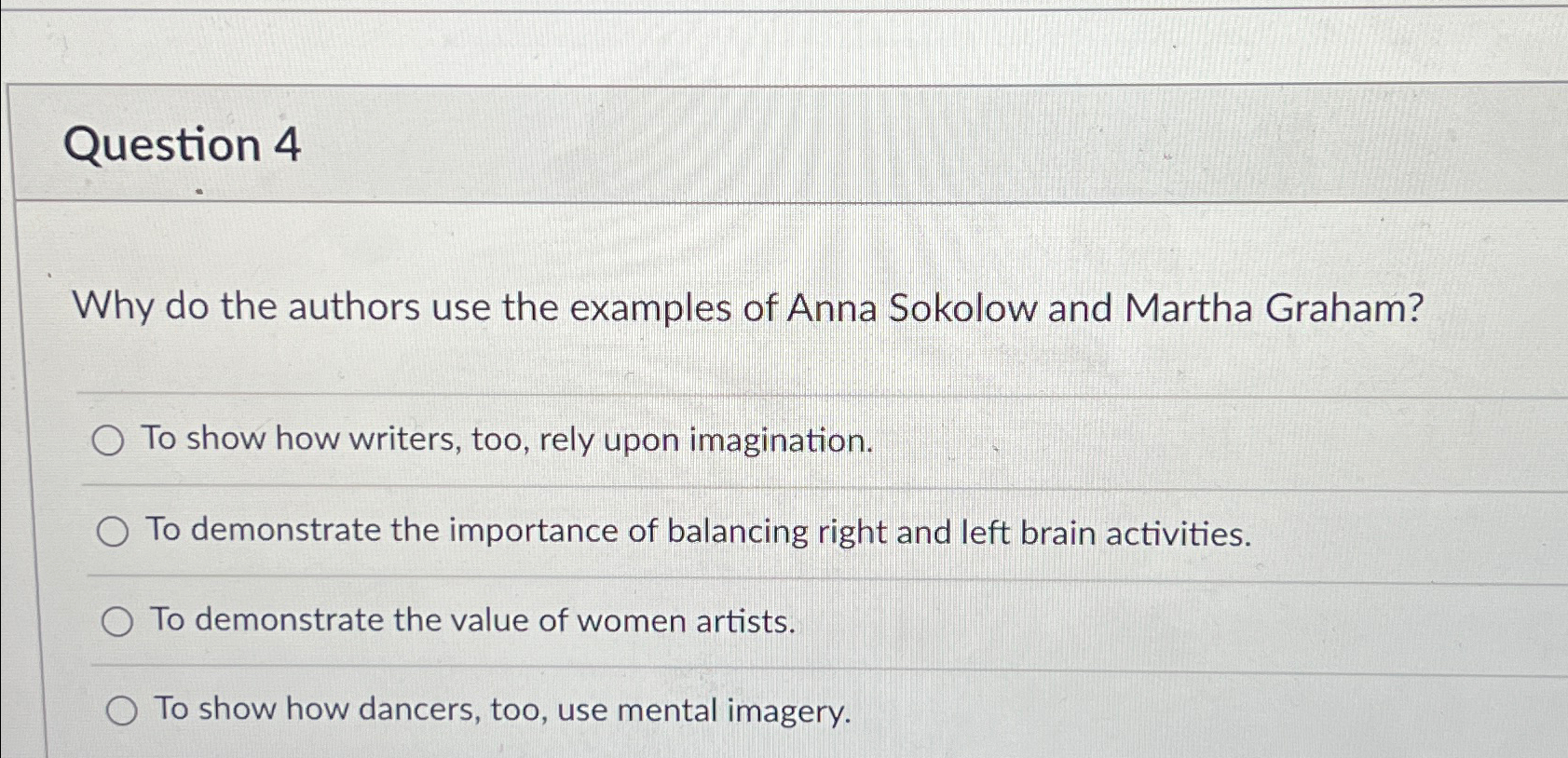 Solved Question 4Why do the authors use the examples of Anna | Chegg.com