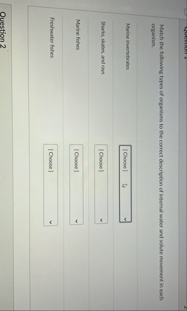 Solved Match the following types of organisms to the correct | Chegg.com
