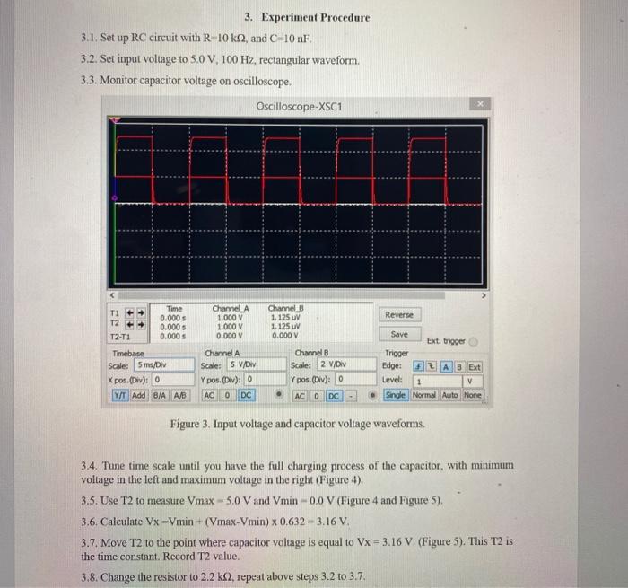 Solved Lab 8. Transient Response of an RC circuit 1. | Chegg.com