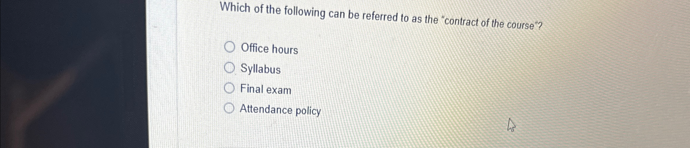Solved Which of the following can be referred to as the | Chegg.com