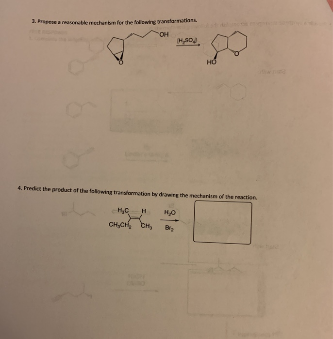 Solved 3. Propose a reasonable mechanism for the following | Chegg.com