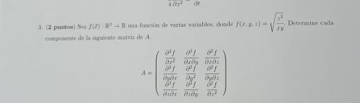 manpos rate de la sisulente matrix de \( A \)