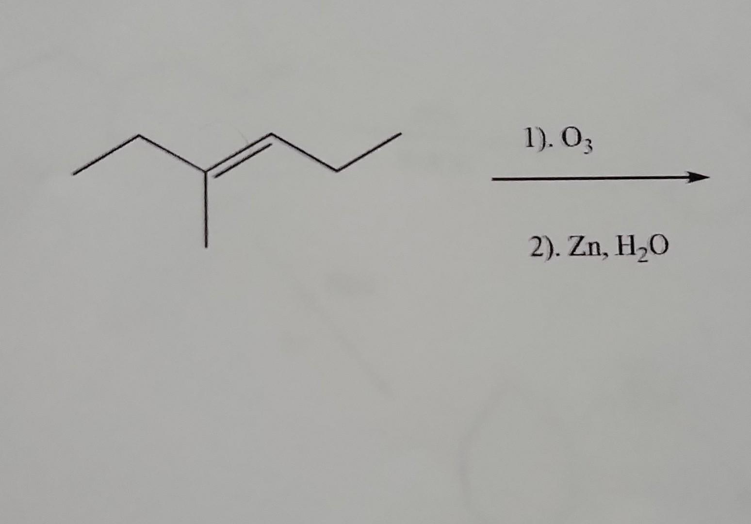 Solved 1 O3 2 Znh2o