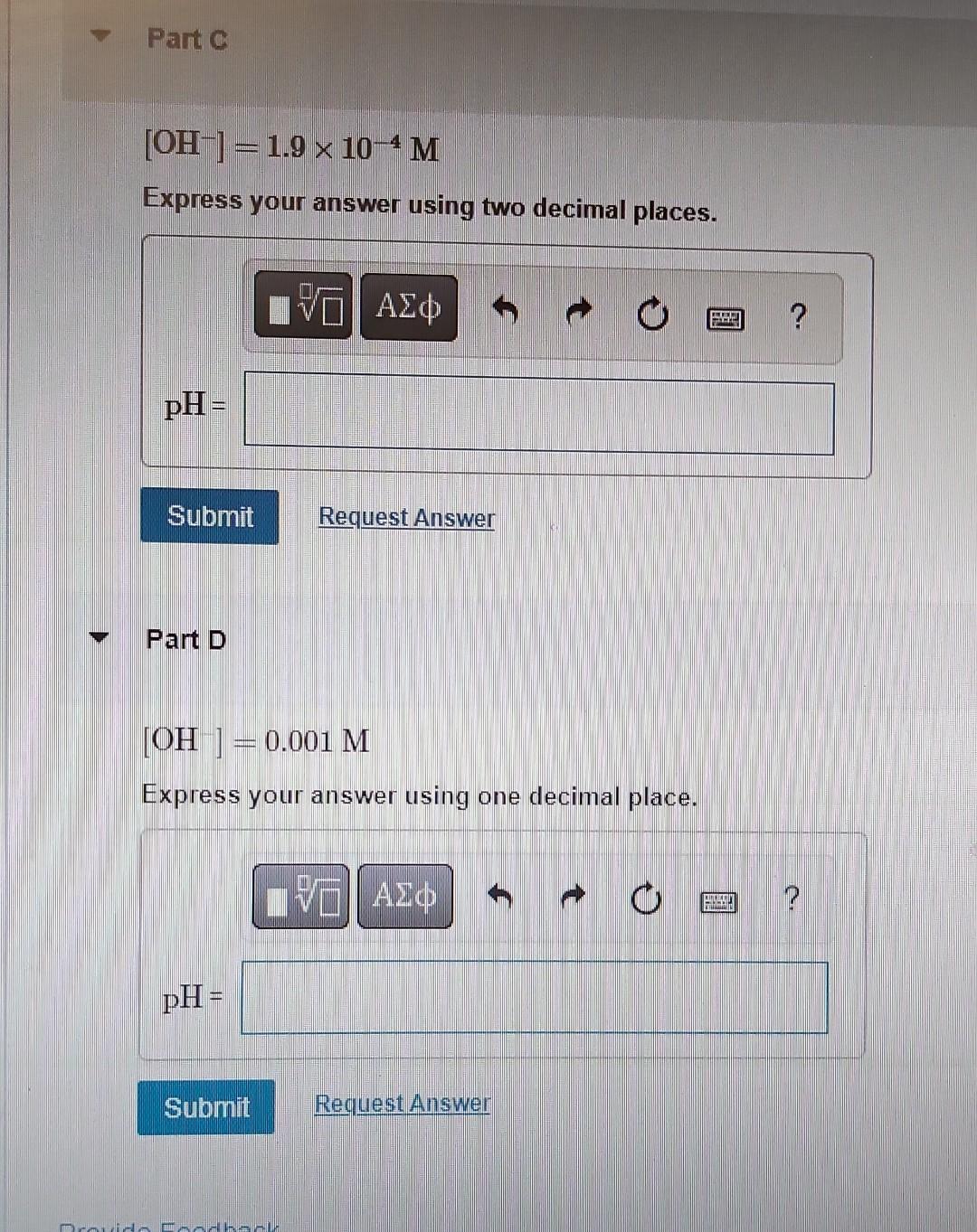 if the ph of a solution is 3.37 then the h3o  is