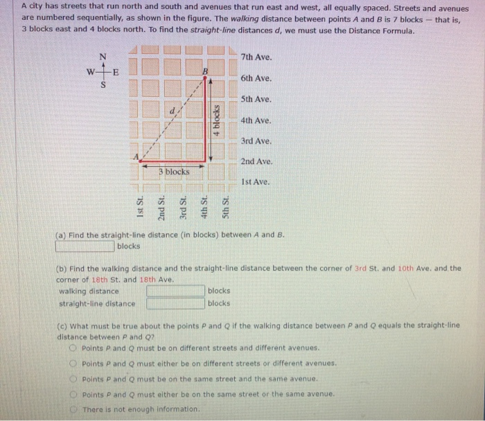 solved-a-city-has-streets-that-run-north-and-south-and-chegg