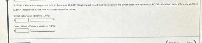 Solved Calculating the Direct Labor Rate Variance and the | Chegg.com