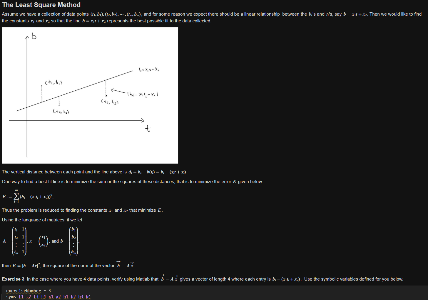Solved I need help creating the code for the Matlab exercise | Chegg.com