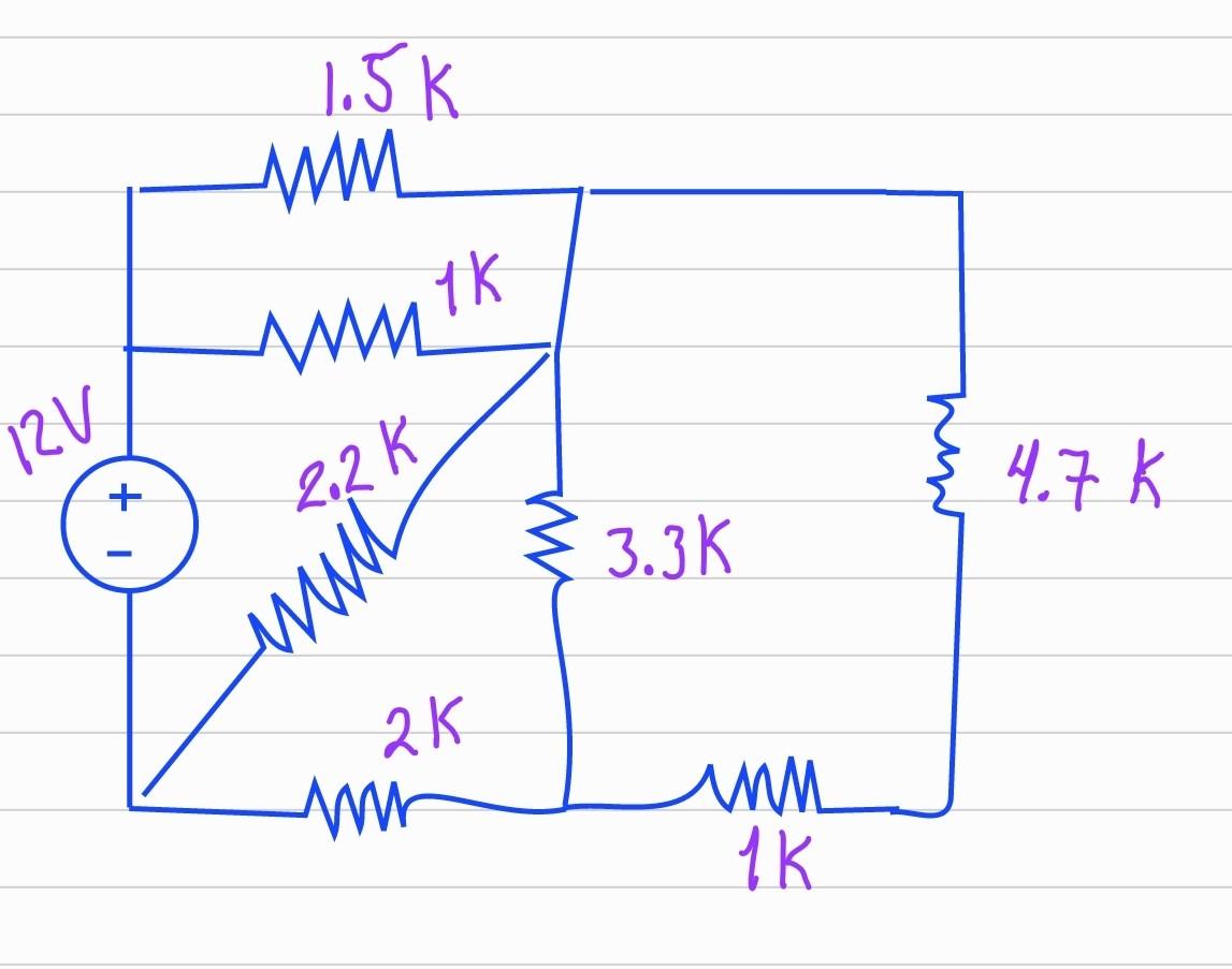 1.5k ww mnik w IV 4.7k + 2.2K 3 3.3K ul 2K Am M 1 K