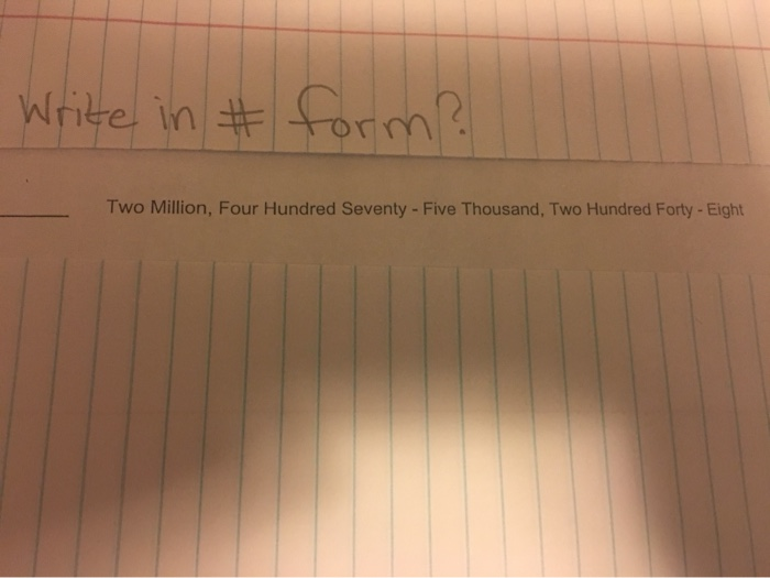 write the number for two million forty thousand