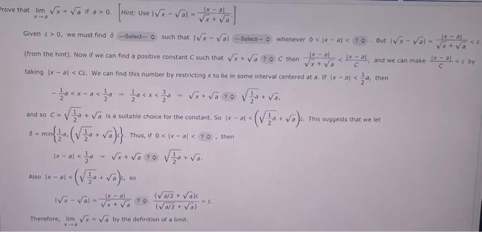 Solved EXAMPLE 2 Prove the following limit. lim 4x - 26 = 2 | Chegg.com