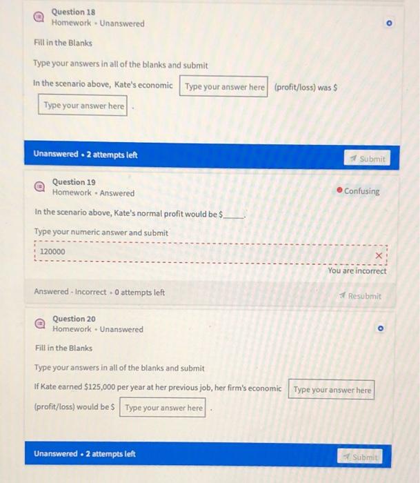 Solved So I got some of these wrong but I'm not sure why. | Chegg.com
