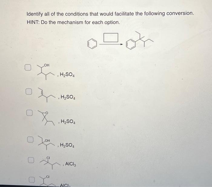 Solved Identify the reagents needed for the following | Chegg.com