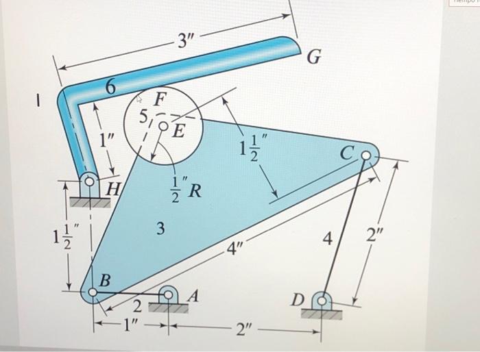 Solved The mechanism illustrated in Figure 1 is driven by | Chegg.com