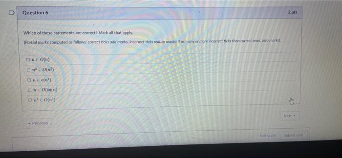 Solved Question 6 2 pts Which of these statements are | Chegg.com