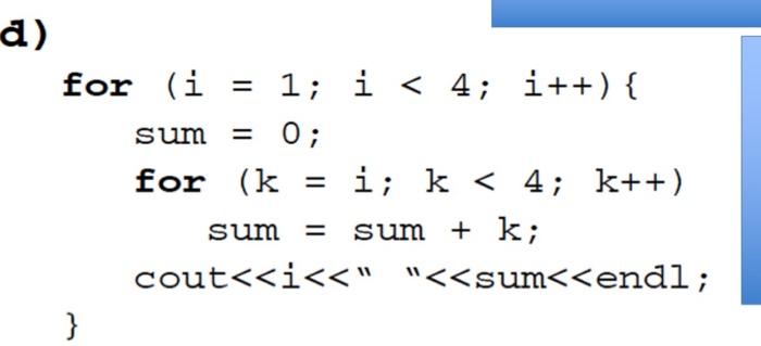 Solved for (i=1;i