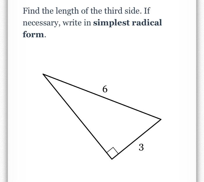 solved-find-the-length-of-the-third-side-if-necessary-chegg