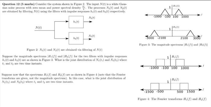 Solved 1 Question 12 (5 marks) Consider the system shown in | Chegg.com