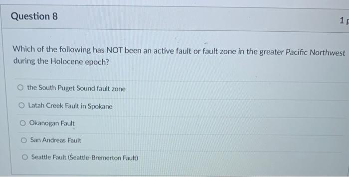 Solved The end of the Pleistocene epoch is defined by a | Chegg.com