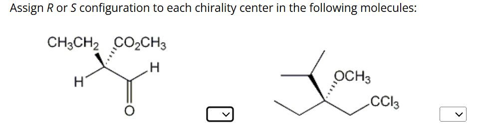 Solved Assign \( ﻿R \) ﻿or \( ﻿S \) ﻿configuration to each | Chegg.com