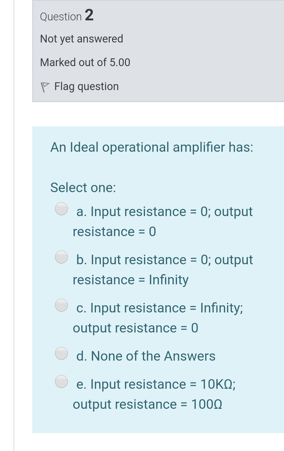 Solved Question 2 Not yet answered Marked out of 5.00 Flag | Chegg.com