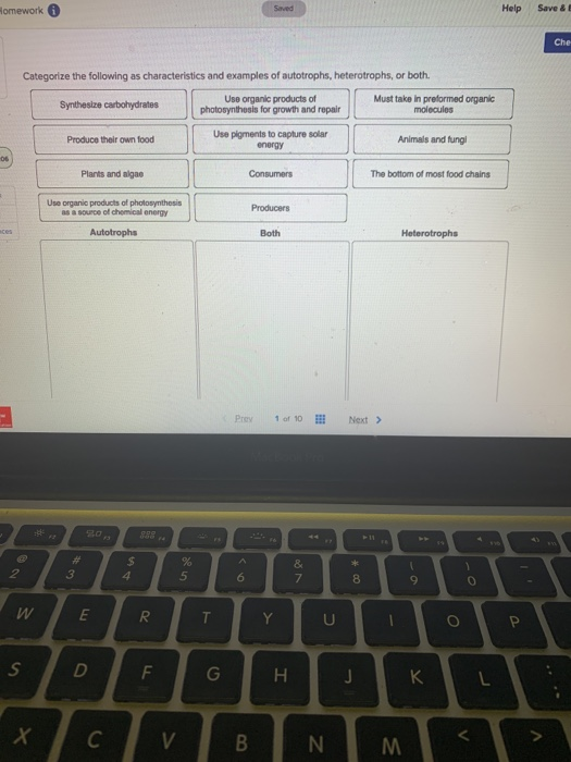 Solved Help Save B ноmework Saved Che Categorize The F Chegg Solved Help Save B ноmework Saved Che Categorize The F Chegg