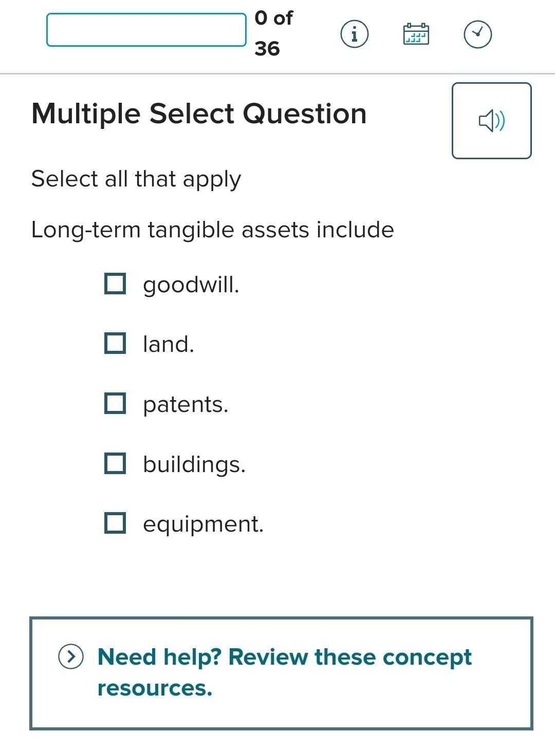 Solved Select All That Apply Long Term Tangible Assets Chegg Com   Image 