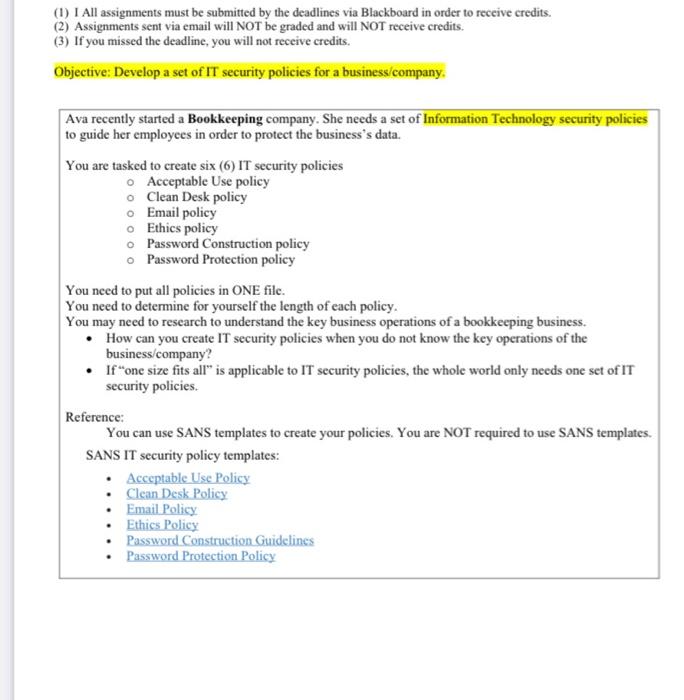 It security policy template uk free