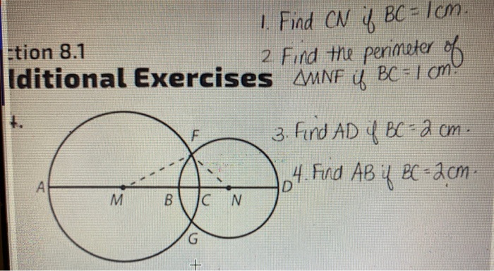 1 Find Cn Iom 2 Find The Perimeter Of Tio Chegg Com