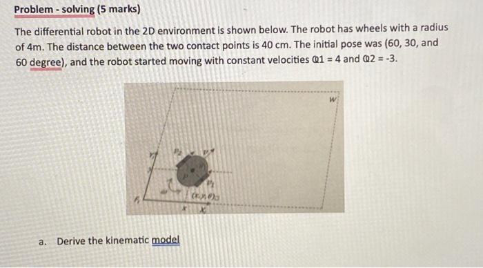 Solved b. Find the instantaneous motion of the robot in the | Chegg.com