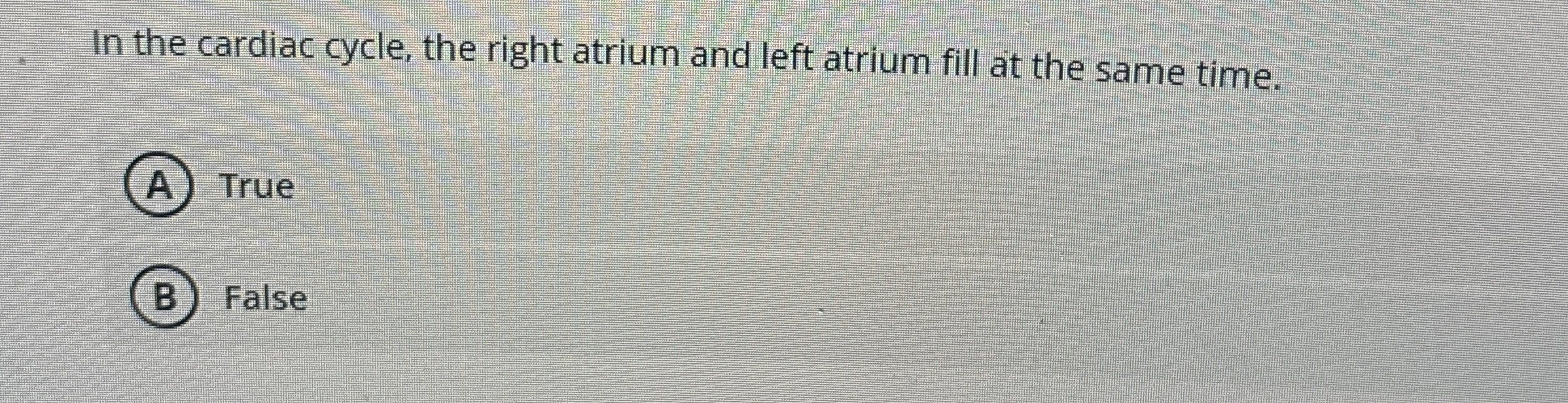 Solved In the cardiac cycle, the right atrium and left | Chegg.com