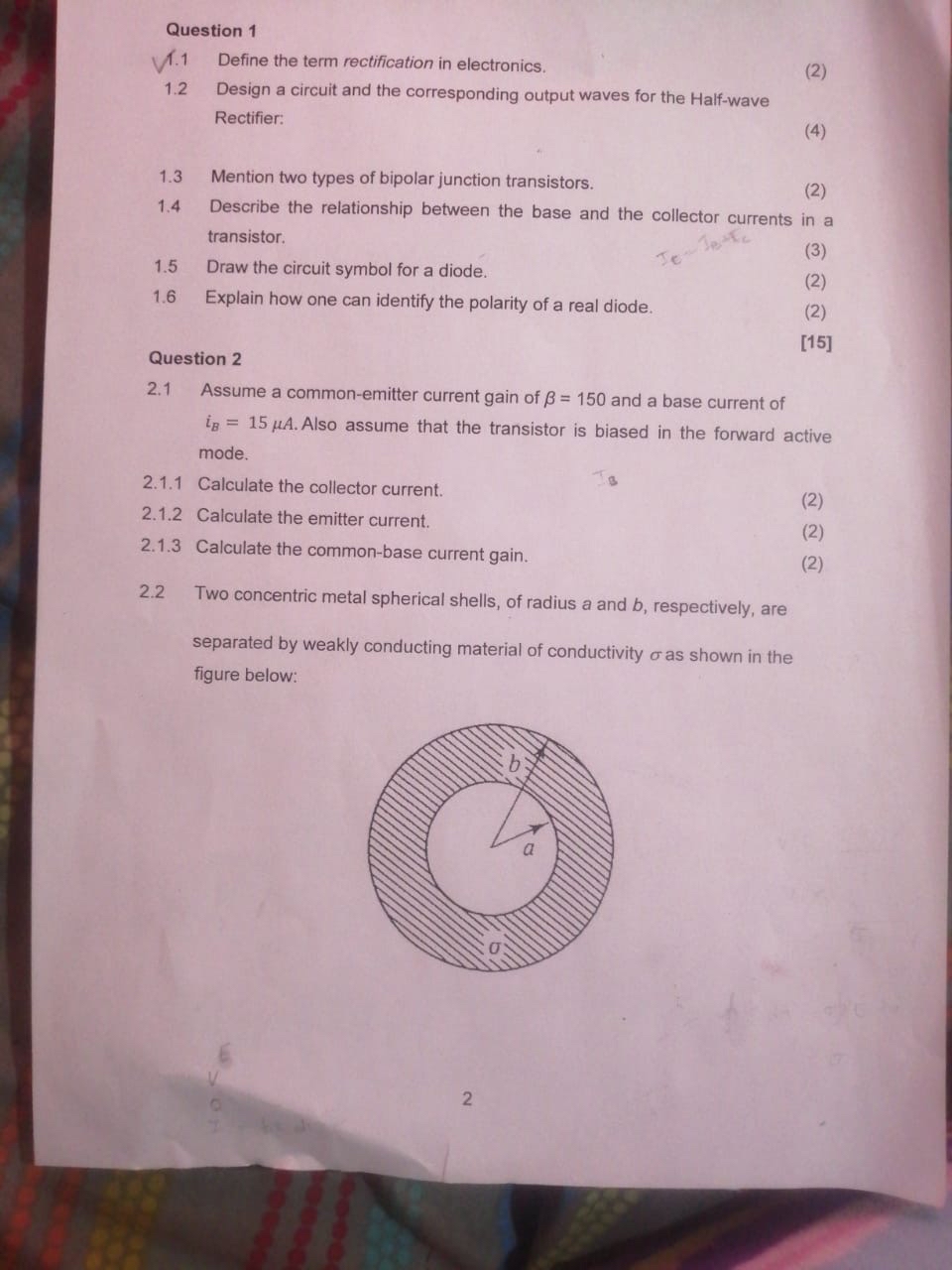 Solved Question 11.1 ﻿Define the term rectification in | Chegg.com