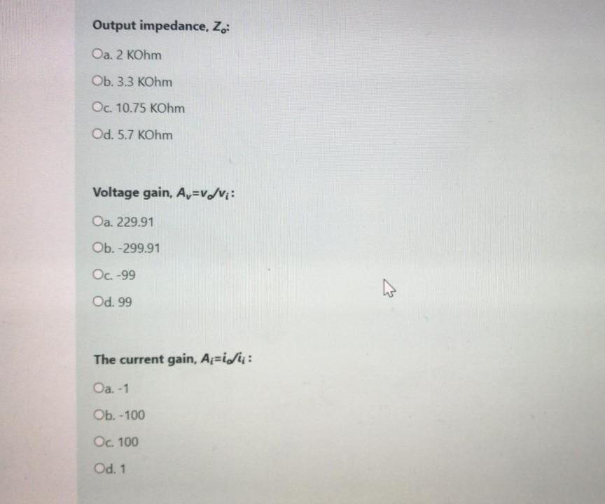Solved tion 1 For the common-base amplifier circuit shown | Chegg.com
